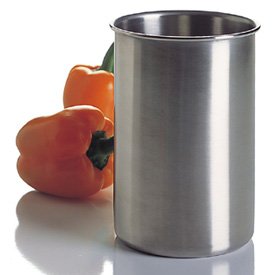 Brushed Stainless Utensil Holder by Amco