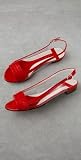  - Theory Shoes Linda Open Toe Sling Back Flat
