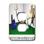 Londons Times Health and Vanity Trends Cartoons - Angry Bad Feng Shei Furniture Resorting To Kung Fu - Light Switch Covers - 2 plug outlet cover