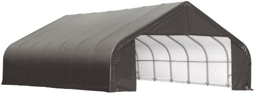 ShelterLogic 84035 Grey 26'x36'x12' Peak Style Shelter