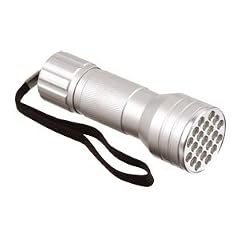 Hochwertige Aluminium LED Taschenlampe best�ckt mit 21 ultrahellen LEDs