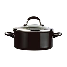 Meyer Select Advantage Non-stick Stockpot with Locking Lid, Black, 24 cm, 4.3 Litre