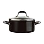 Meyer Select Advantage Non-stick Stockpot with Locking Lid, Black, 24 cm, 4.3 Litre