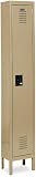 Edsal CQA5051TN Quick-Assemble Single-Tier Locker, 12 x 18 x 78, Tan