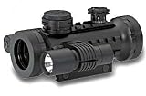 BSA Optics sts Multi Dot Matte Red, Green, Blue Dot Flashlight STSRGB30L