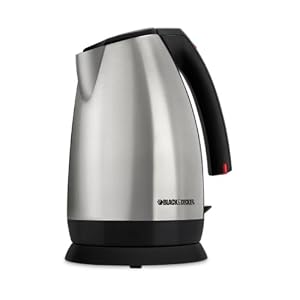 Black and Decker JKC650 Smart Boil Stainless-Steel 1-2 3-Liter Cordless Electric Kettle by Black & Decker
