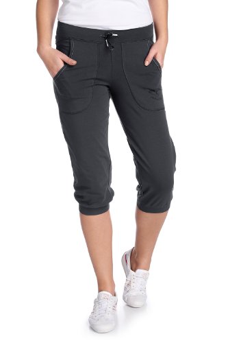 ESPRIT SPORTS Damen 7/8 Hose, C88404, Gr. 34 (XS), Grau (calm grey 078) Preisvergleich