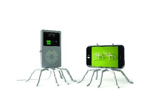 Breffo Spiderpodium Stand for iPhone, iPod, Cellphone, and Much More - White-SwitchEasy