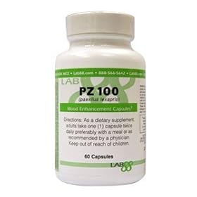 PZ100 - Mood Enhancement Formula By Lab88 Made in the USA - Combat Stress & Anxiety Today