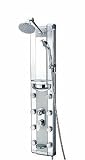 Aluminum shell brass shower panel SPA massage system