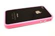 iPhone 4 TPU Frame Bumper Skin with Mini 1.5" Silicon Mini Movie Stand and Screen Protector - Pink (THIS IS FOR GSM, AT & T iPhone ONLY, NOT COMPATIBLE WITH VERIZON CDMA)