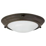 Buy American Fluorescent HF7313RBSCT Duomo 3-13 Watt GU24 Flush Mount Light Fixture,... by American Fluorescent
