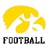 IOWA HAWKEYE FOOTBALL clear vinyl decal car truck sticker
