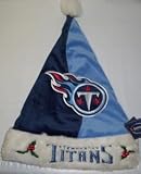 Tennessee Titans NFL Colorblock Plush Santa Hat (Quantity of 1)