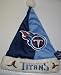 Tennessee Titans NFL Colorblock Plush Santa Hat (Quantity of 1)