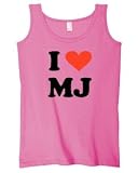 I LOVE MJ on Ladies Tank Top Cotton (in 13 colors)
