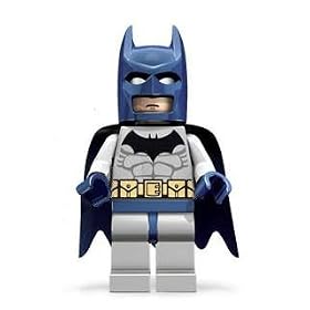 Lego Batman Mini-Figure Batman Grey Suit (Blue Mask)