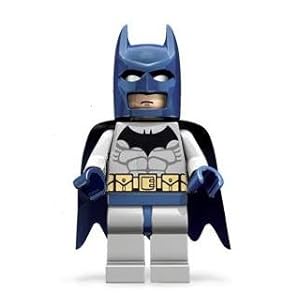 Lego Batman Amazon on Lego Batman Mini Figure Batman Grey Suit Blue Mask Amazon Co Uk