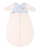 Julius Z&ouml;llner 9240347310 - Disney Schlummerle Plus Schlafsack Jersey, mit Arm, hellblau, 110 cm