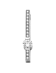 14K White Gold Diamond Pendant - 0.62 Ct. -- LIFETIME WARRANTY