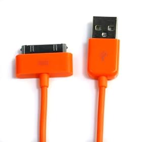 Various Colour USB Cable for iPhone (Orange) (4022-6)