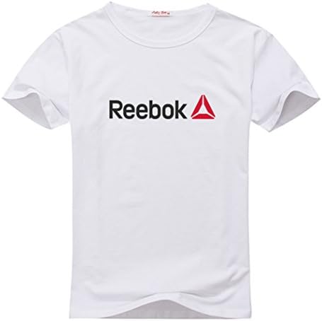 Reebok Men's Design Print Crew Neck Cotton short sleeve T-Shirt XXX-Large White