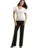 Nine West Pointelle Sweater & Lisa Extended-Tab Pants