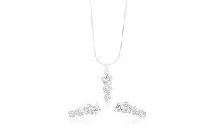 Laura Bruni Conjunto de cadena y pendientes