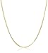 Amazon Essentials 14k Yellow Gold Solid Box Chain Necklace (.8mm), 20