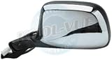 1992 Ford F-350 XLT Lariat Driver Side Mirror Head Assembly - Power Paddle Design Black & Chrome