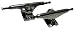 Tracker Dart 161mm Series (TRADART161) Longboard Trucks (Set of 2)