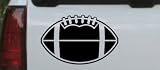 Football Sports Car Window Wall Laptop Decal Sticker -- Black 3in X 4.7in