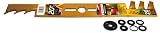 Max Power 331980S 20-Inch Universal Gold Metal Mulching Lawn Mower Blade