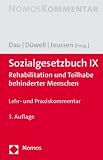 Produkt-Bild: Sozialgesetzbuch IX: Rehabilitation und Teilhabe behinderter Menschen
