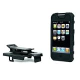 Speck Products ToughSkin - Holster bag for cellular phone - black - Apple iPhone