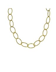 14kt Yellow Gold Oval Link Fashion Bracelet