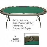 Trademark Poker 96-Inch Hold'em Table with Dealer Position
