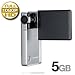 HP V5040u - Camcorder - High Definition - widescreen - 5.0 Mpix - supported memory: MMC, SD, SDHC - flash card - black