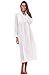 Del Rossa Women's Guinevere 100% Cotton Long Victorian Nightgown