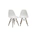 Baxton Studio LAC Plastic Side Chair Set of 2