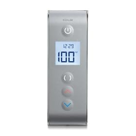 KOHLER K-527-1CP DTV Prompt Digital Shower Interface, Satin Chrome with Polished Chrome