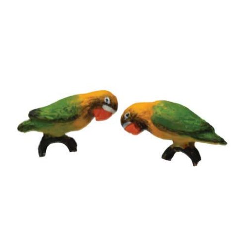 Dollhouse Miniature Pair of Lovebirds