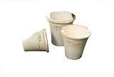 White Clay  English Pots (set of 3)
