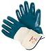 Memphis 9760 Predator Blue Nitrile (NBR) Palm Coated Glove with 100% Cotton Jersey Lining, Abrasion Resistant with 2.5