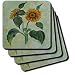 Sunflowers - sunflower, tournesols, still life, helianthus annuus, flowers, flower, petals - Set Of 4 Ceramic Tile Coasters