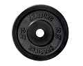 Kraiburg 15 kg Rubber Bumper Weight Plates for Crossfit Powerlifting, One Pair