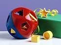 Tupperware Shape O Ball Toy Red and Blue