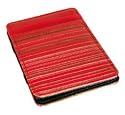 Leather Magic Wallet Red Laser Etched Leather