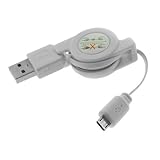 USB Data Hotsync & Charging Retractable Cable for Amazon Kindle 2