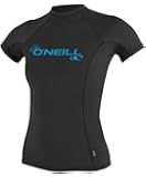 O'Neill UV Sun Protection Women's Basic Skins Short-Sleeve Crew Rashguard Top